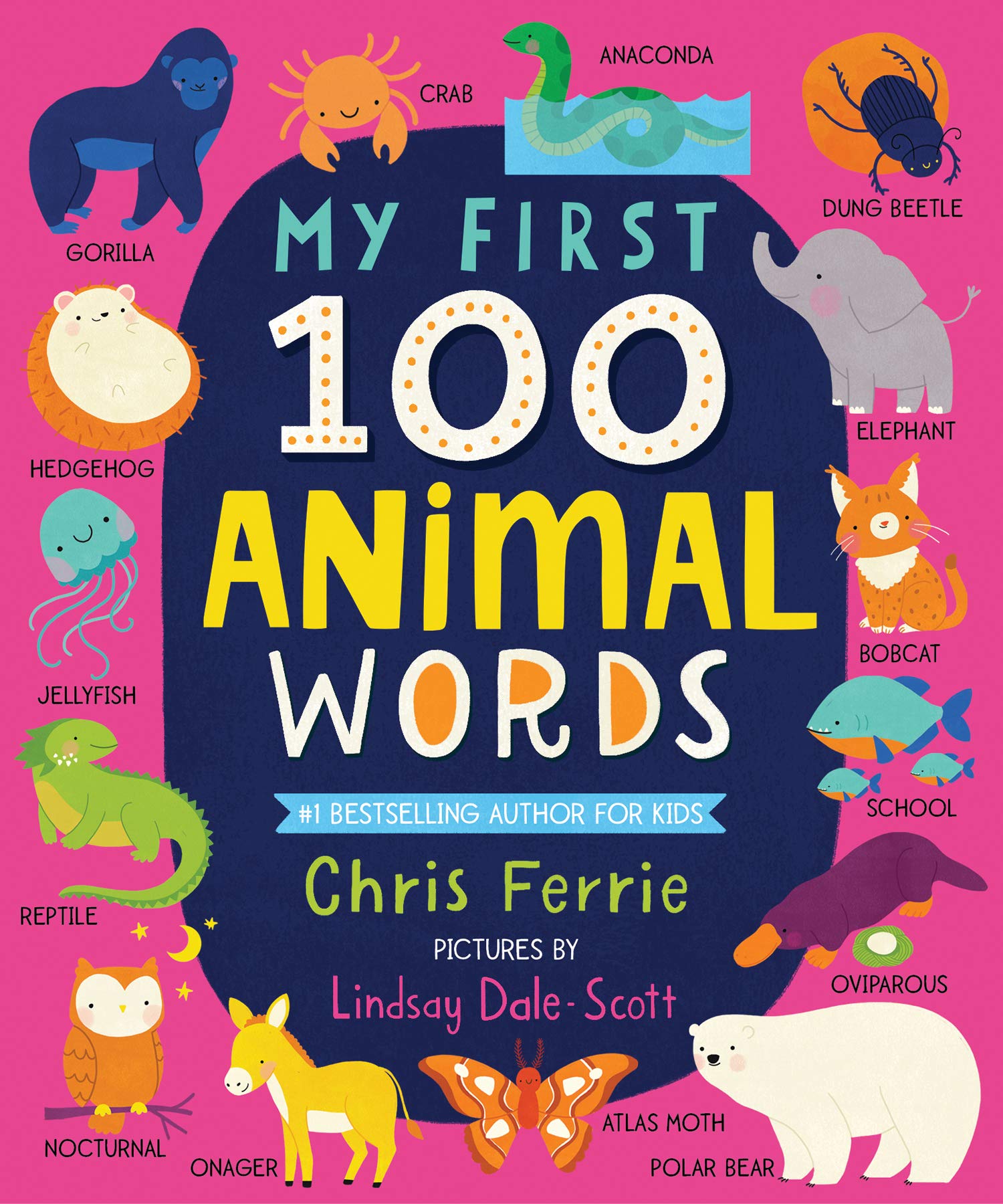 My First 100 Animal Words Book Cover