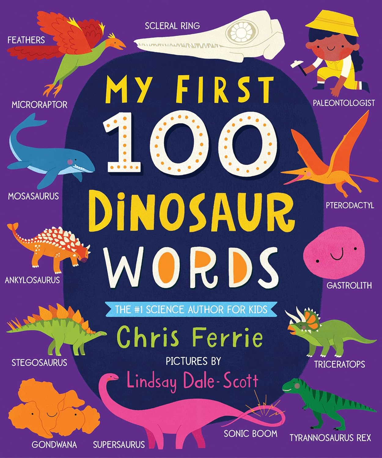 My First 100 Dinosaur Words Book Cover